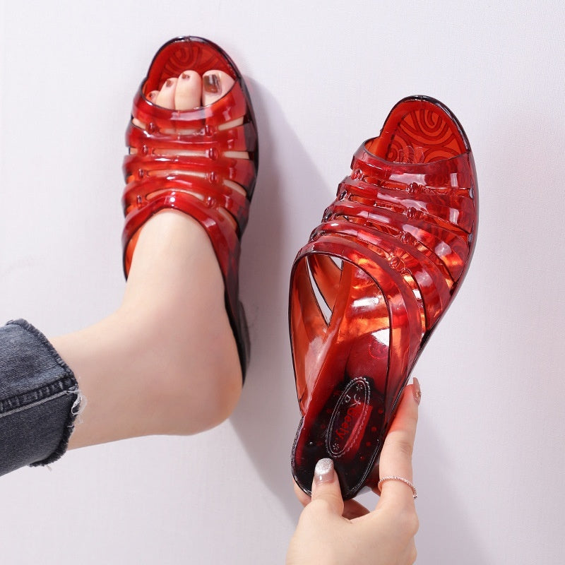 🔥👡【36-41】👡 Ortopedyczne kapcie z PVC, wygodne i antypoślizgowe - idealne na lato!