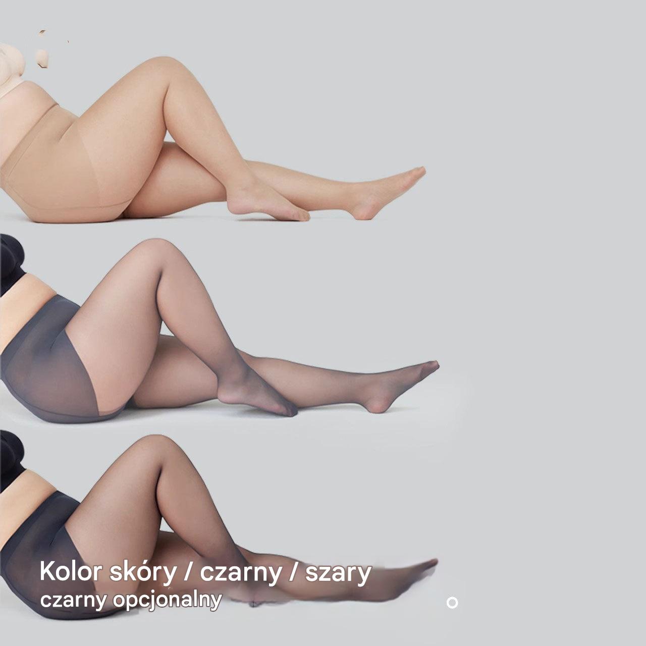 【40-150 kg】Damskie letnie pończochy plus size, wysoka elastyczność, wygodne i przyjazne dla skóry