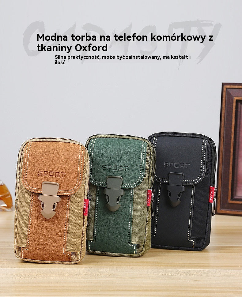 🔥Męska torba na co dzień na zewnątrz, sportowa torba na telefon komórkowy