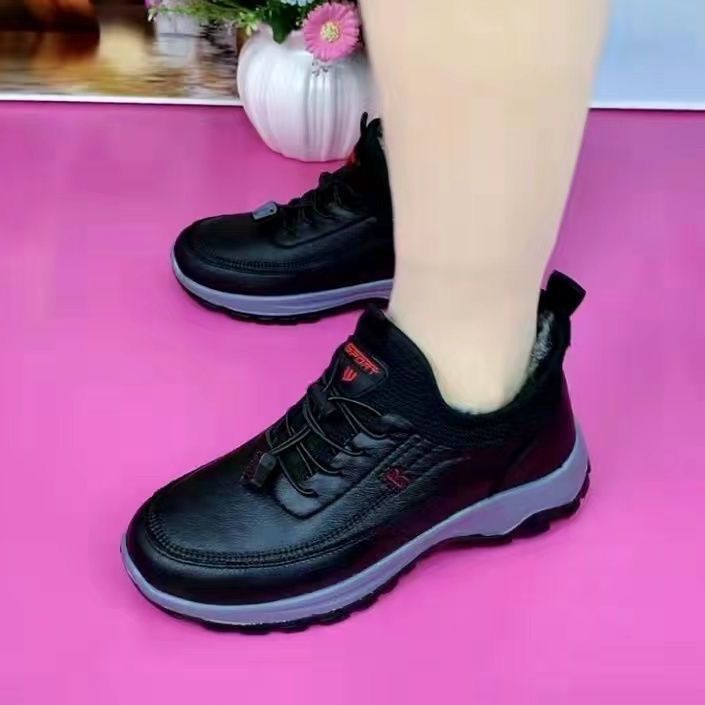 🌈⛄【35-41】Νέα γυναικεία πάνινα παπούτσια με μαλακή σόλα από γνήσιο δέρμα φθινοπώρου και χειμώνα