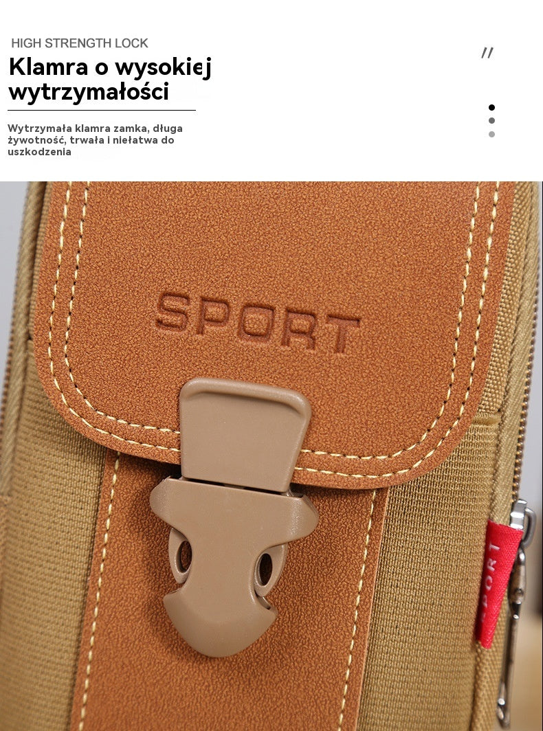 🔥Męska torba na co dzień na zewnątrz, sportowa torba na telefon komórkowy