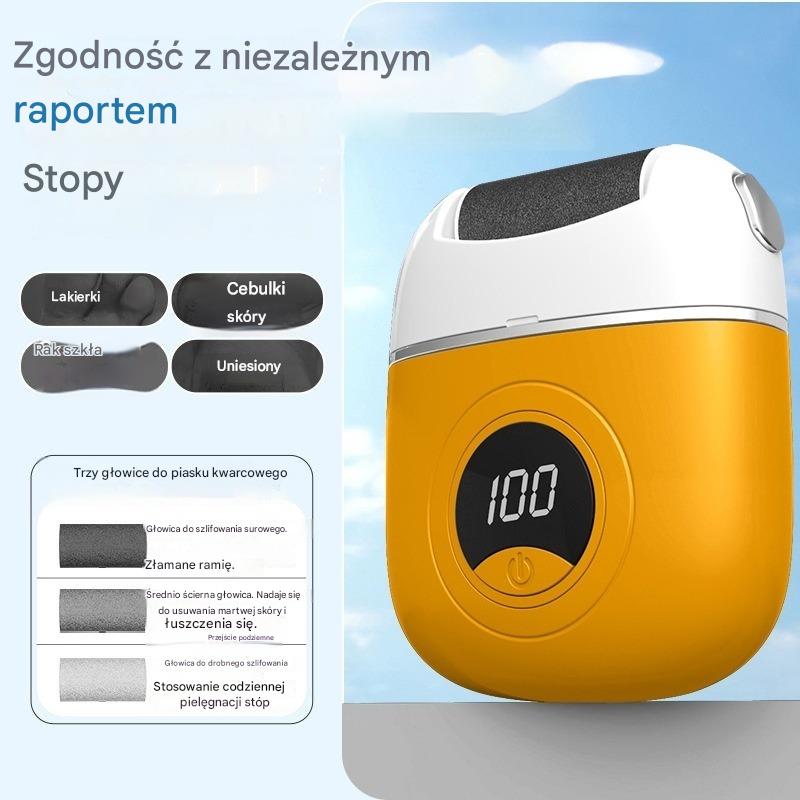 🦶🛁【Kup 1, otrzymaj 1 gratis】✨🔥Nowa elektryczna rolka do pedicure usuwająca martwy naskórek z pięt. Nadaje się do pielęgnacji stóp.
