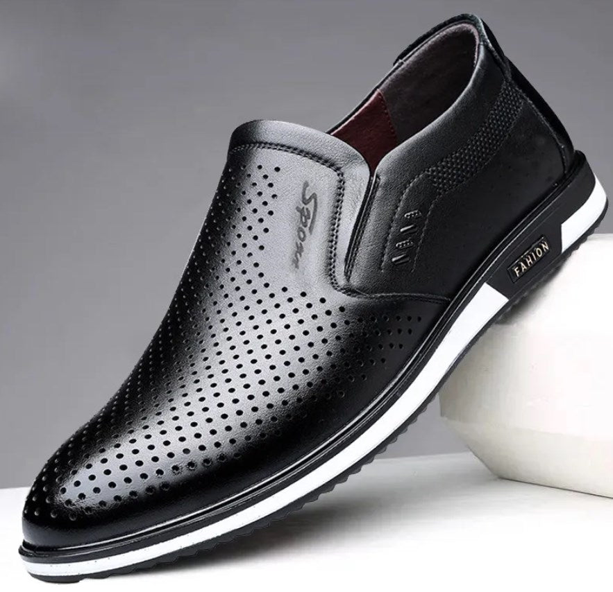 👟📢【Ograniczona czasowo promocja】✨🎁 2025 nowe modne sportowe męskie skórzane buty sportowe codzienne buty sportowe, miękkie i wygodne