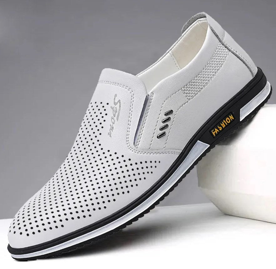 👟📢【Ograniczona czasowo promocja】✨🎁 2025 nowe modne sportowe męskie skórzane buty sportowe codzienne buty sportowe, miękkie i wygodne