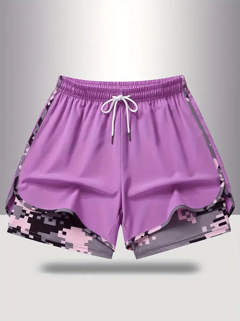 📢!⏰Pantalones cortos deportivos casuales para mujer con forro incorporado