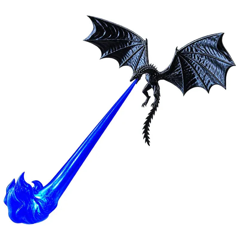 🐉🔥 3D tűzokádó sárkány LED fény | Fantázia világító könyvespolc dekoráció
