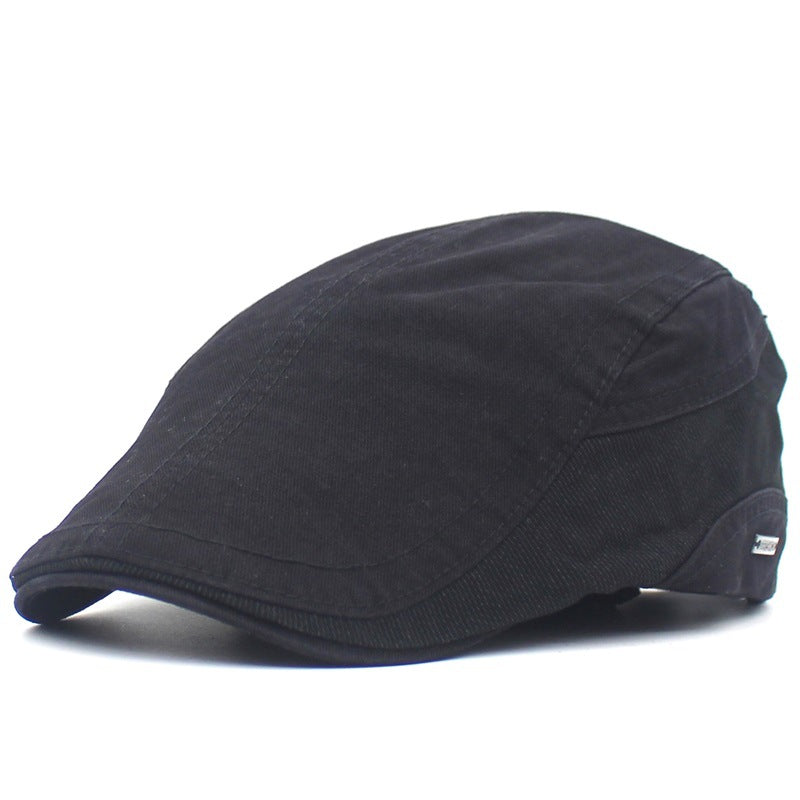 🧢Stylowy męski beret retro z łatkami