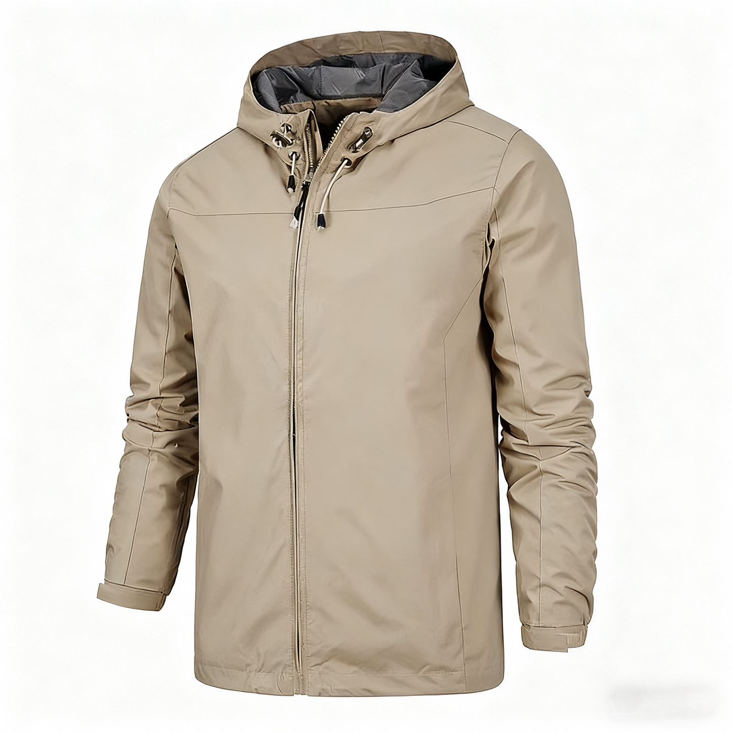 Unisex, wygodna, wiatroszczelna kurtka z regulacją temperatury