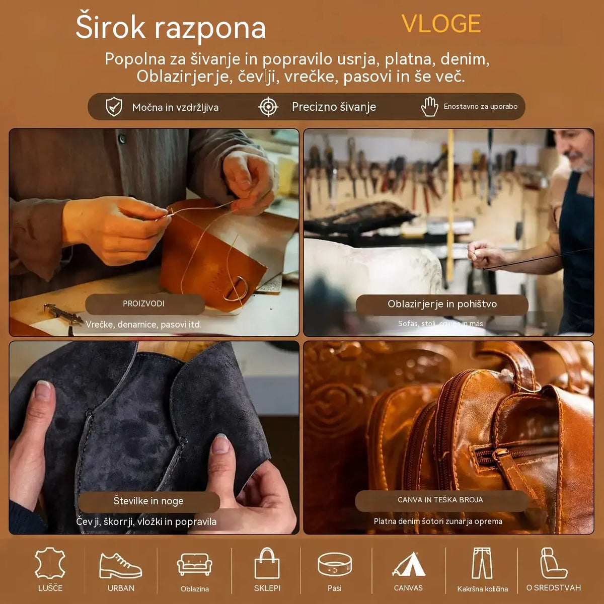 🧵【Kupite eno, dobite eno brezplačno】👞 Komplet 5 zamenljivih šivalnih igel – profesionalni komplet orodij za popravilo obutve in izdelavo usnja 🛠️✨