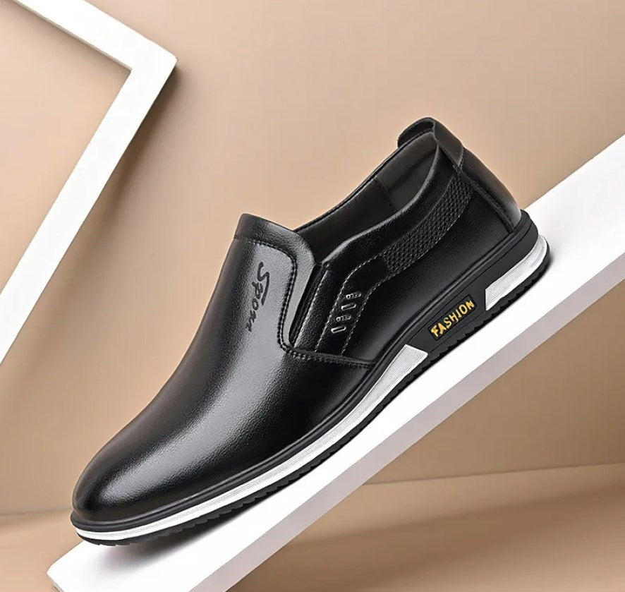 👟📢【Ograniczona czasowo promocja】✨🎁 2025 nowe modne sportowe męskie skórzane buty sportowe codzienne buty sportowe, miękkie i wygodne