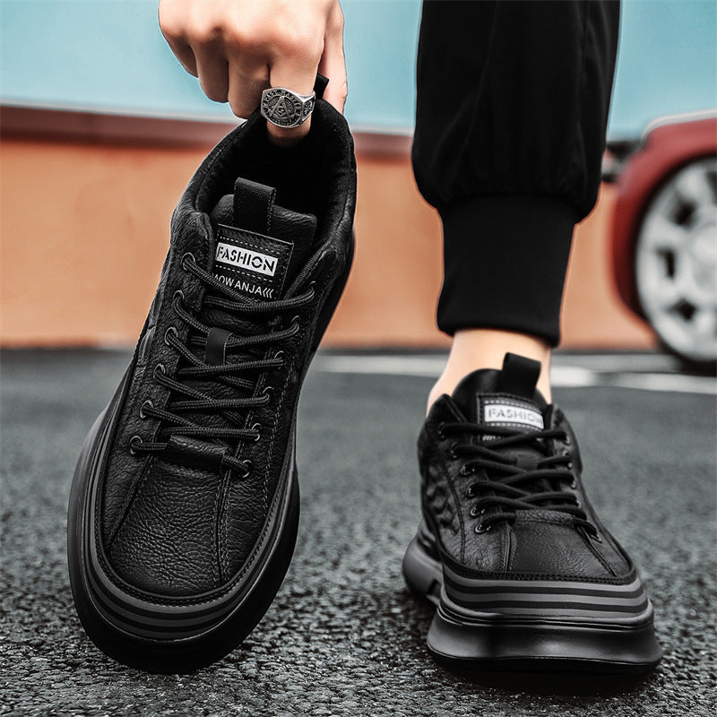 🔥Nowość【39-44】👟Modne sneakersy męskie na grubej podeszwie