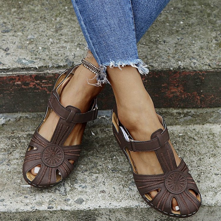 ✨🩰【Oferta especial de temporada】【Tallas 35-43】Sandalias romanas para mujer - Piel cómoda y suave, pago contra entrega disponible