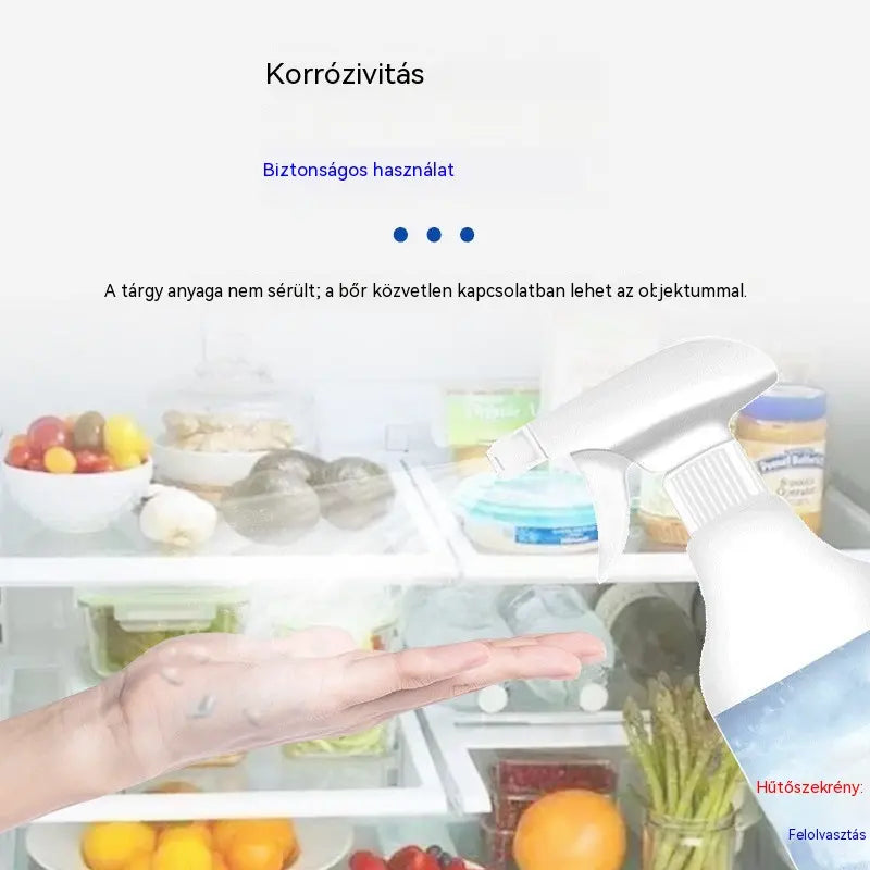 【Utolsó napi akció 50% KEDVEZMÉNY】Leolvasztó spray hűtőszekrényhez-fagyasztóhoz