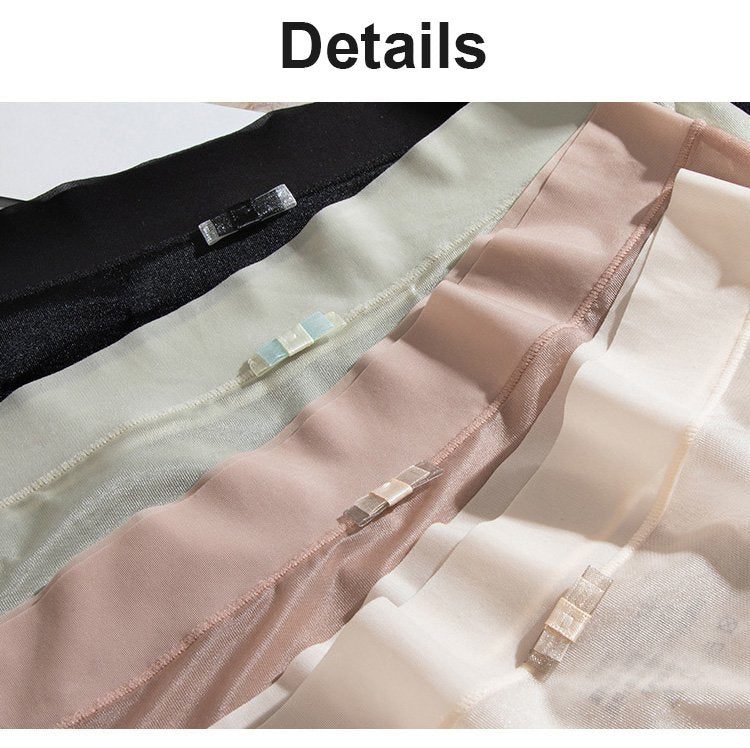 💖🩲Oferta ograniczona czasowo (6 sztuk) Letnia bielizna z wysokim stanem i jedwabiem lodowym - nowość