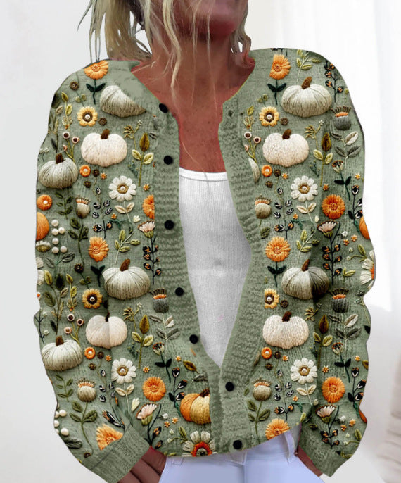 🌸 Ζεστό και άνετο, ιδανικό για το φθινόπωρο, Νέο, μοντέρνο και άνετο γυναικείο ζακετάκι