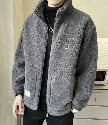 ⛄【L-6XL】Κομψό νέο ανδρικό χειμερινό fleece μπουφάν