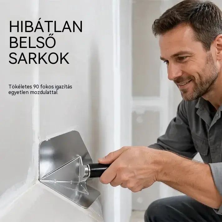 🔧 Szép, egyenletes sarkok egyszerűbben! Rozsdamentes acél saroksimító