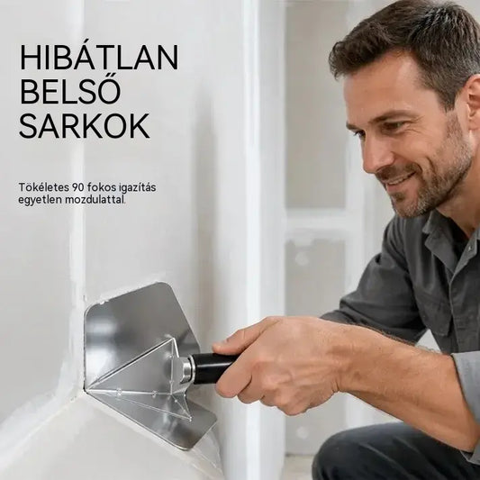 🔧 Szép, egyenletes sarkok egyszerűbben! Rozsdamentes acél saroksimító