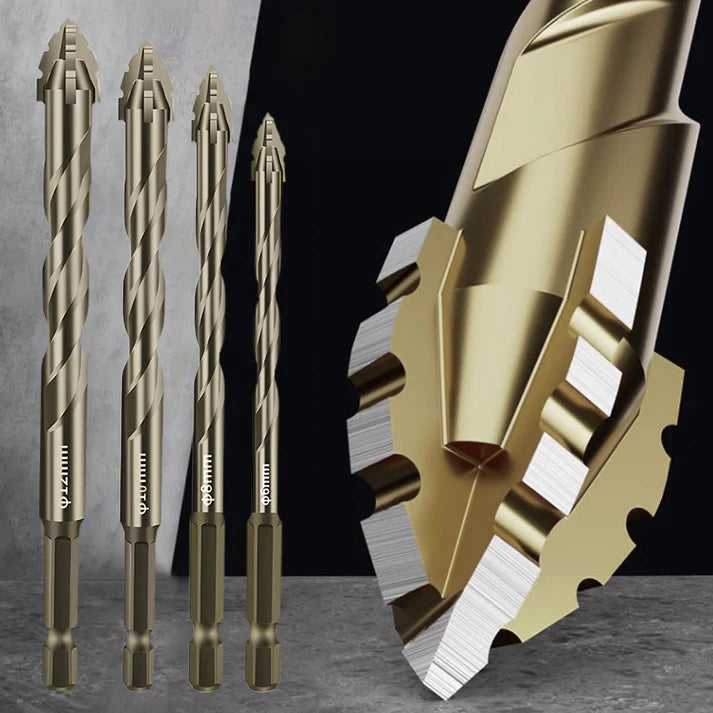 🛠🛠【6-delni komplet, 26 evrov】【4+5+6+8+10+12 mm】Komplet težkih 6-režnih svedrov