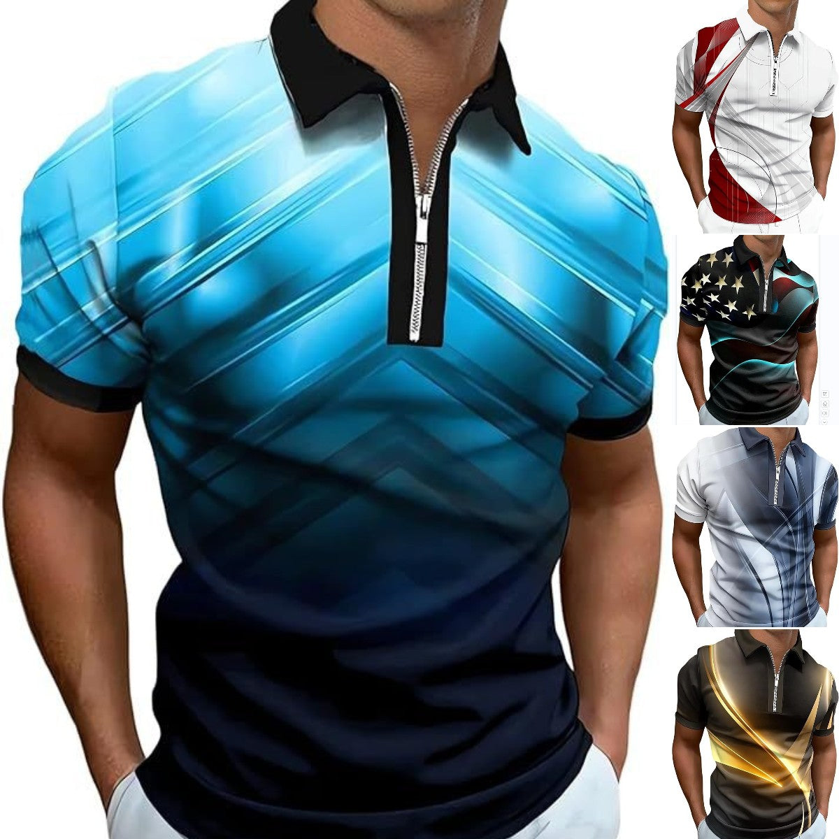 😎 50% taniej【S-6XL】2026 Nowa modna męska koszulka polo z krótkim rękawem