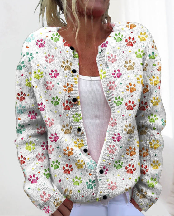 🌸 Ζεστό και άνετο, ιδανικό για το φθινόπωρο, Νέο, μοντέρνο και άνετο γυναικείο ζακετάκι