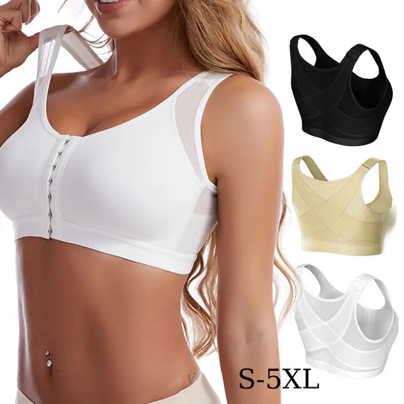 【Vásároljon 1-et, kap 2-t ingyen】🥰(3 db)👙【40-120kg】Teljes fedésű támasztó melltartó