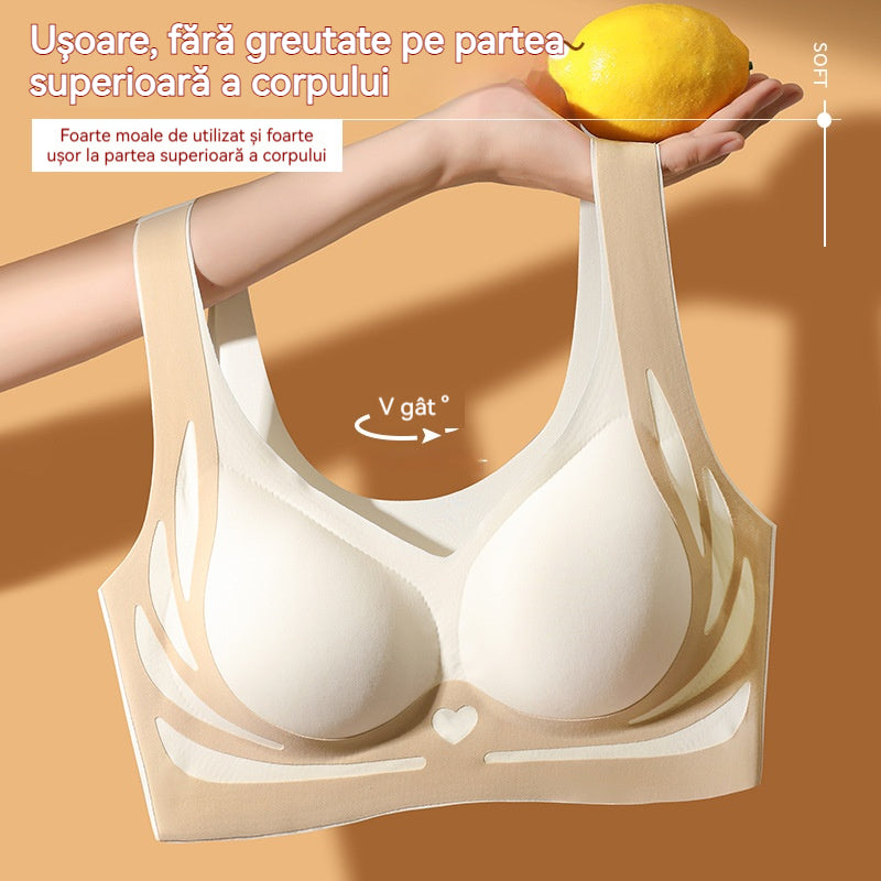 🔥✨【Pachet de 4】【40-85KG】2025 sutien fără fir dintr-o singură bucată pentru femei, moale și confortabil ❤️