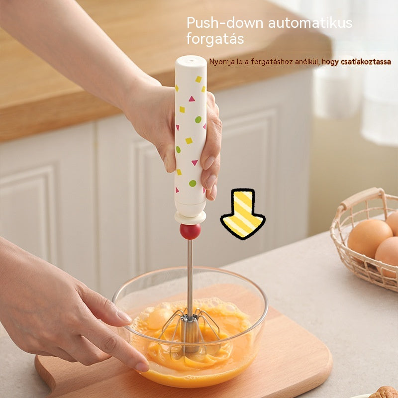 【2 darabos készlet】🥚 Levehető félautomata tojáshabverő (304 rozsdamentes acél)✨Utánvétes fizetés