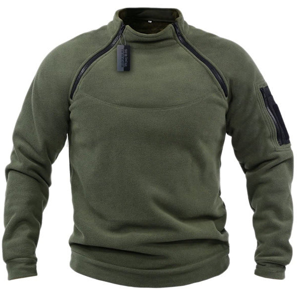 🎉✨【S-4XL】Nowa moda męska zimowa ciepła polarowa kurtka bazowa, bluza