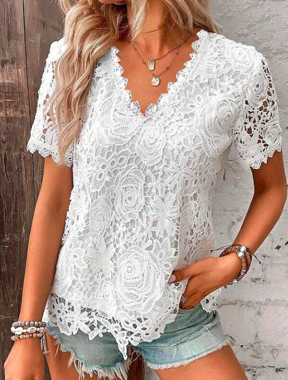🌼🌼2026 Nova modna ženska čipkasta bluza (S-5XL)