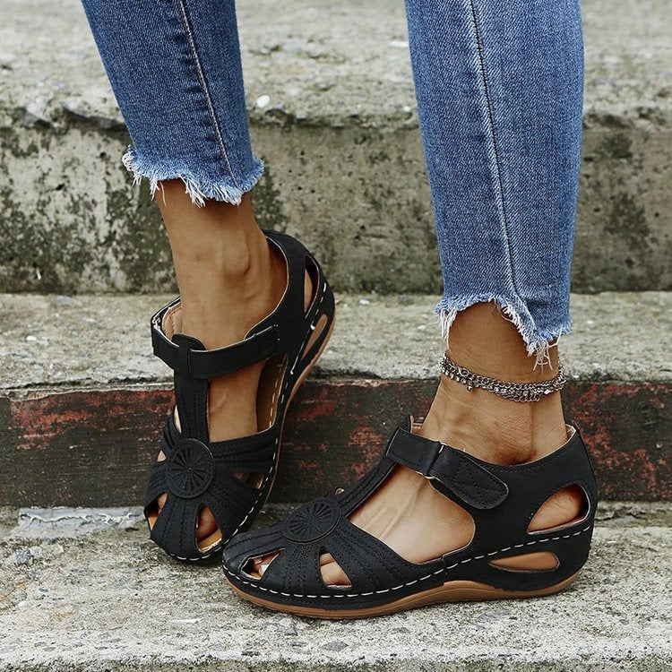 ✨🩰【Oferta especial de temporada】【Tallas 35-43】Sandalias romanas para mujer - Piel cómoda y suave, pago contra entrega disponible