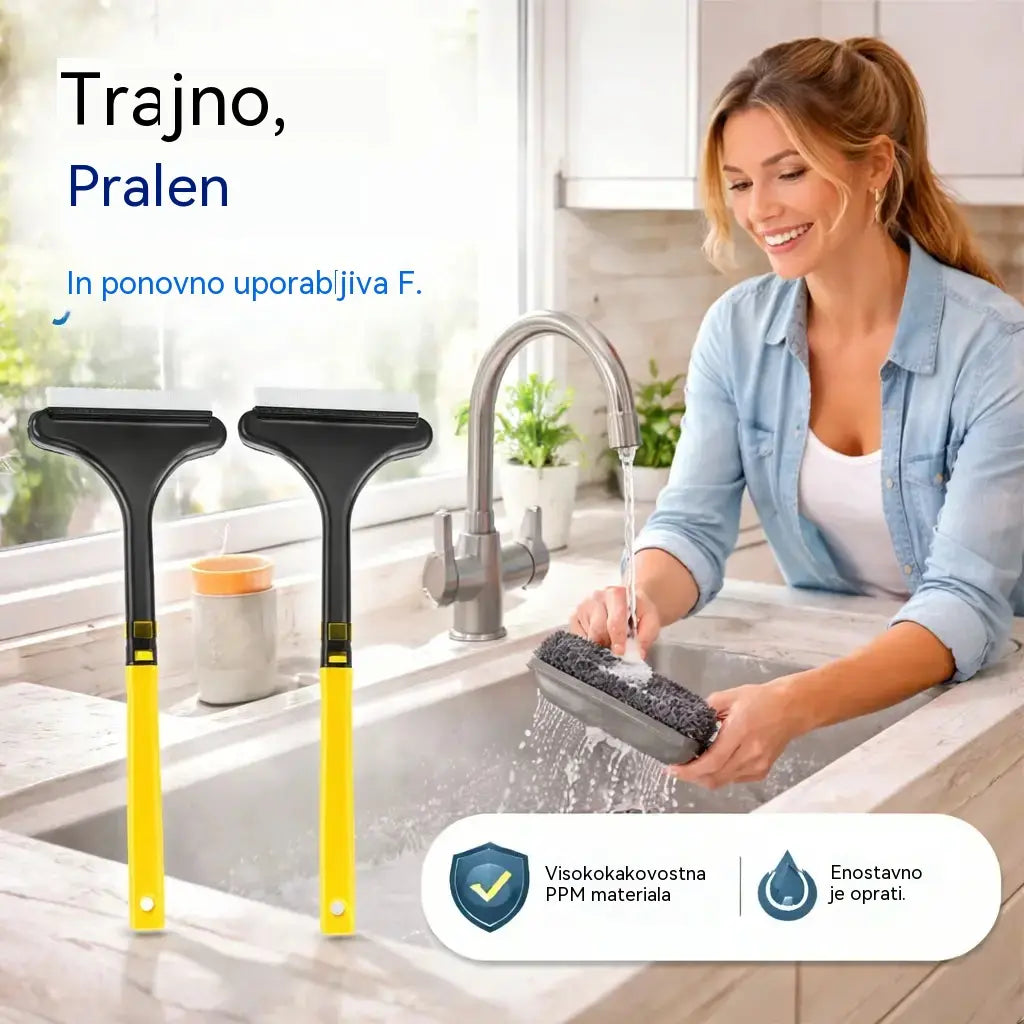 ✨Večnamenska čistilna krtača 2 v 1✨ Zelo učinkovit pripomoček za čiščenje