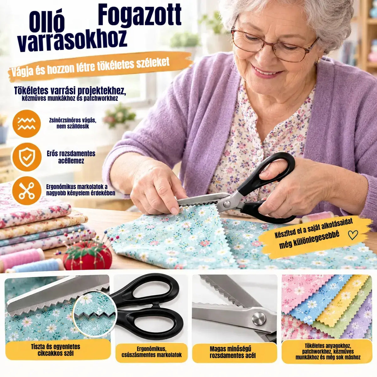 【2 darab】Vásárolj 1-et, kapsz 1-et ingyen Professzionális rózsaszín olló – Éles, rózsaszín olló