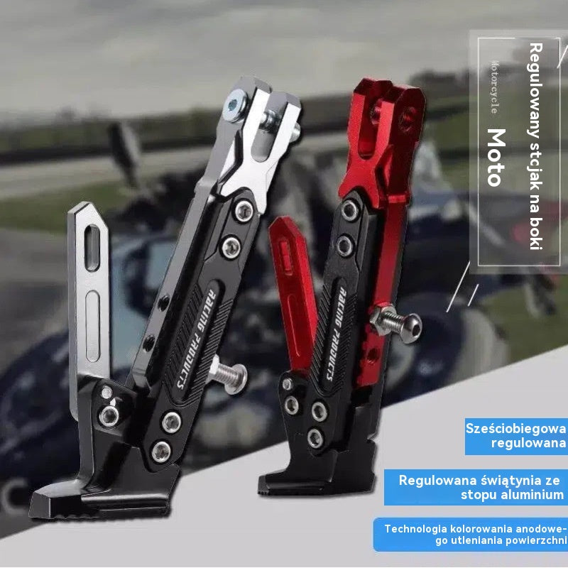 👍👍Regulowana nóżka boczna do samochodów elektrycznych i motocykli [Uniwersalny typ, pasujący do wszystkich modeli]
