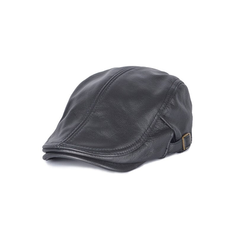 Stylowy, retro i ciepły męski beret na jesień i zimę.