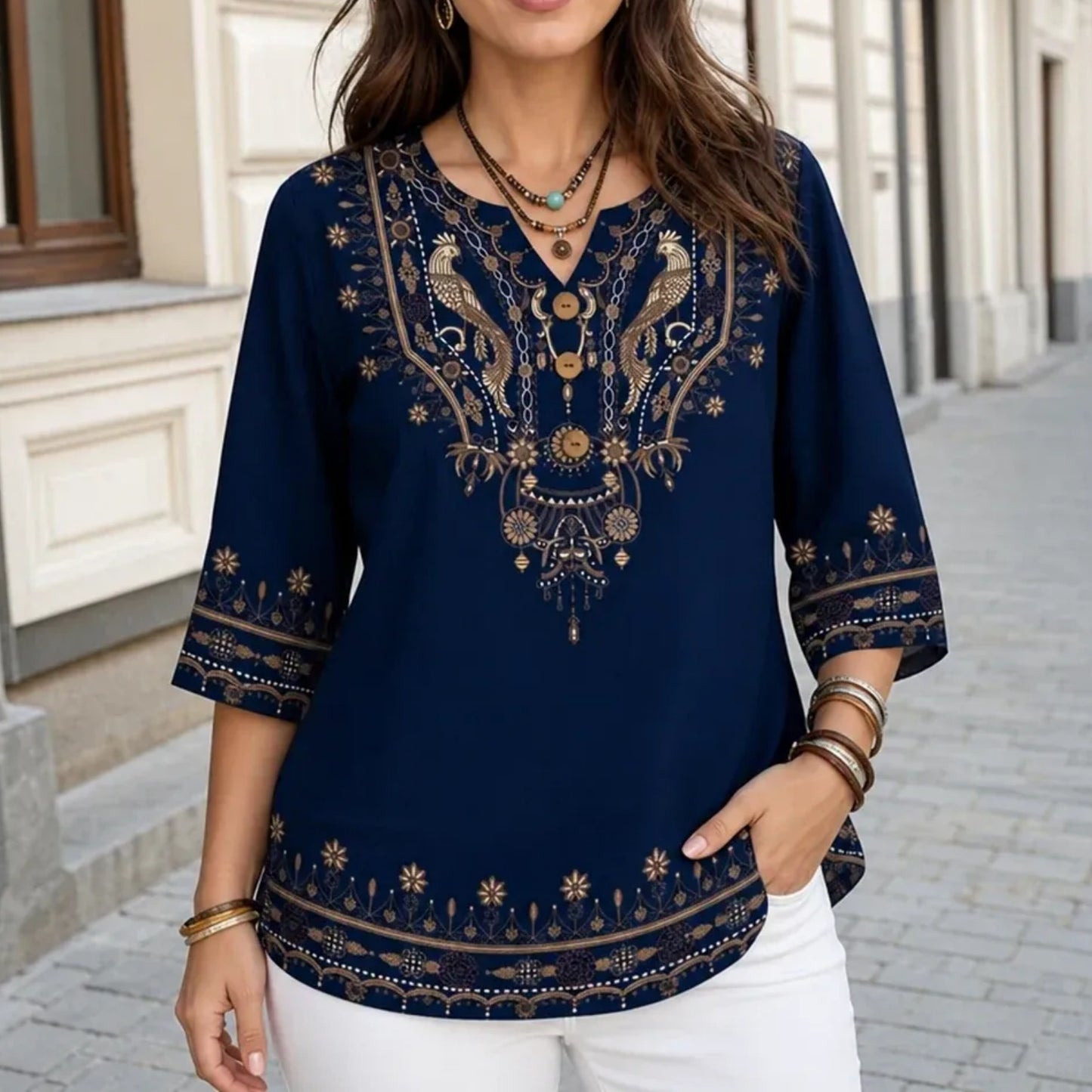 👚 Plus Size póló [S-5XL] — Puha és légáteresztő, természetes lenvászon anyagból készült. ✅️ Utánvétes fizetés lehetséges.
