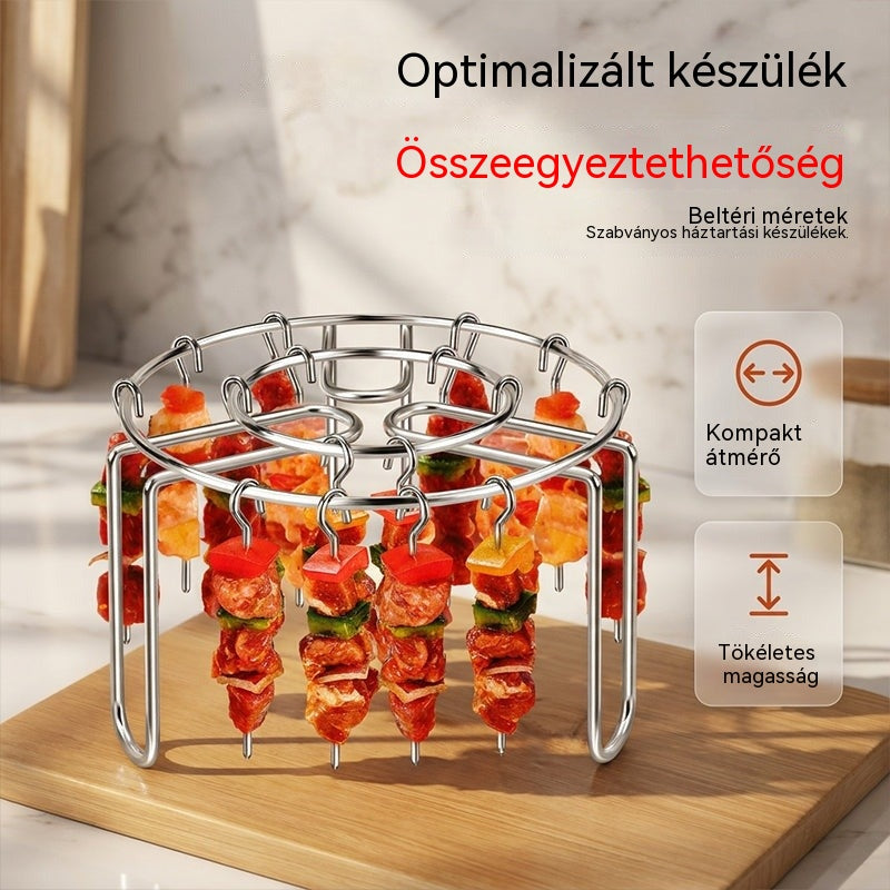 【Vásároljon 1-et, kapjon 1-et ingyen】✨Légkeveréses fritőz grillrácsa🍢Alakítsa át a légkeveréses fritőzét másodpercek alatt professzionális grillsütővé.