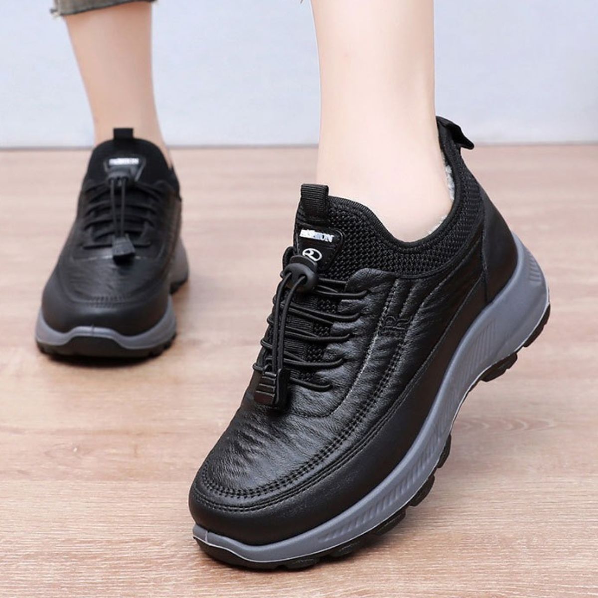 🌈⛄【35-41】Νέα γυναικεία πάνινα παπούτσια με μαλακή σόλα από γνήσιο δέρμα φθινοπώρου και χειμώνα