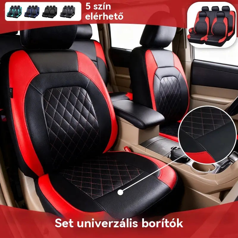 🚗🚗Univerzális puha bőr autós üléshuzat készlet