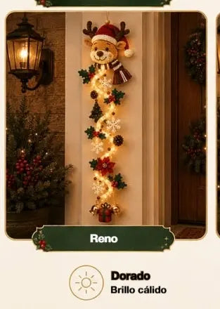 🎄🎃Τελευταία μέρα! 🎅Απολαύστε έκπτωση 49% στις φωτισμένες χριστουγεννιάτικες διακοσμήσεις πόρτας!