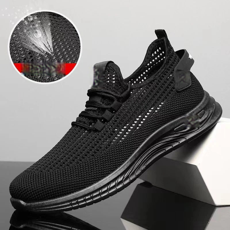 👟【39-44】Kényelmes és légáteresztő hálós, csúszásmentes, divatos alkalmi férfi cipő