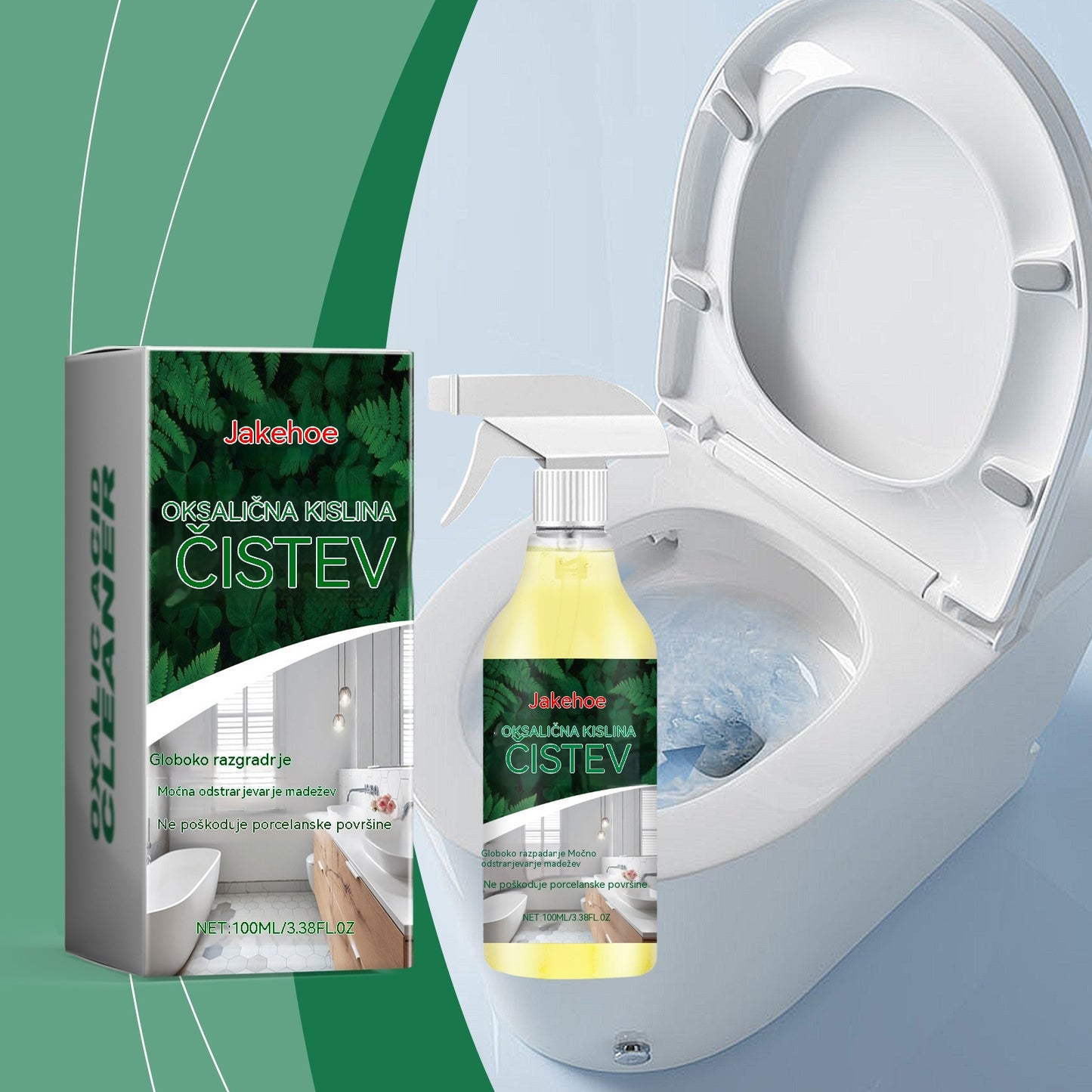 【50% POPUST】👍😁Čistilo z oksalno kislino odstrani 10 let stare, trdovratne madeže soli v samo 3 sekundah!
