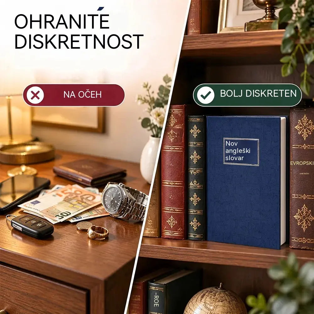 🔐📚 Skriti sef v obliki knjige