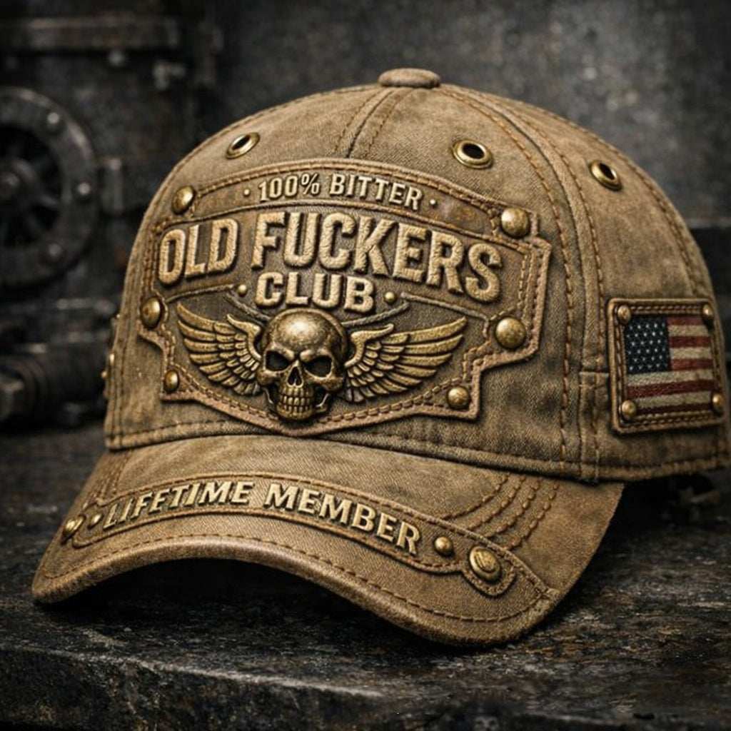 🔥🔥 Czapka baseballowa Old Fuckers Club Vintage