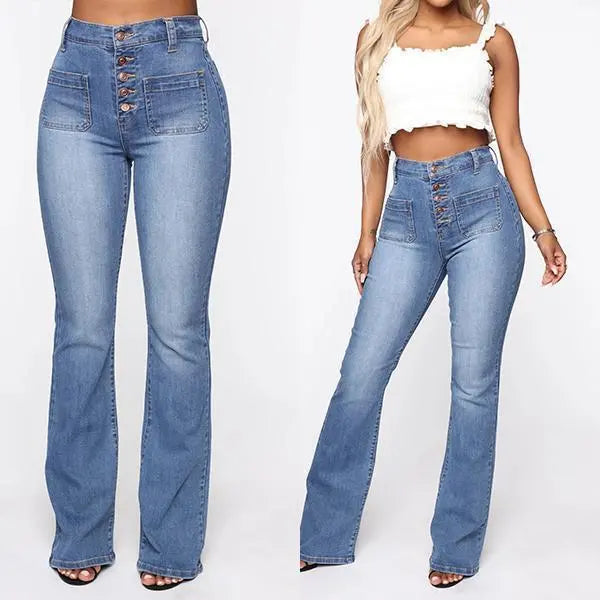🔥👖【S-4XL】Ženske hlače z vgrajenimi petami - odlična elastičnost, udobne in varne za nošenje.