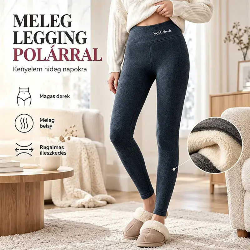 🔥2 darabos csomag【S-5XL】2026-os kasmír termo leggings magas derékkal őszre és télre