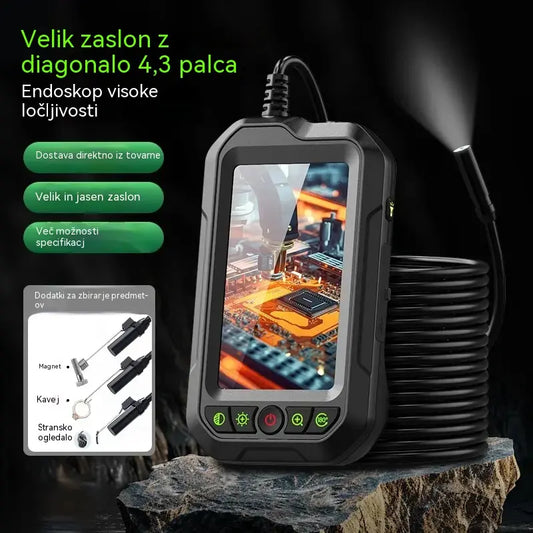 🔍 Časovno omejena ponudba: Polovična cena! ✨ Prenosni HD 1080p endoskop (s 4,3-palčnim zaslonom) – vodoodpornost IP67, natančne zmogljivosti zaznavanja in dolga življenjska doba baterije ✨