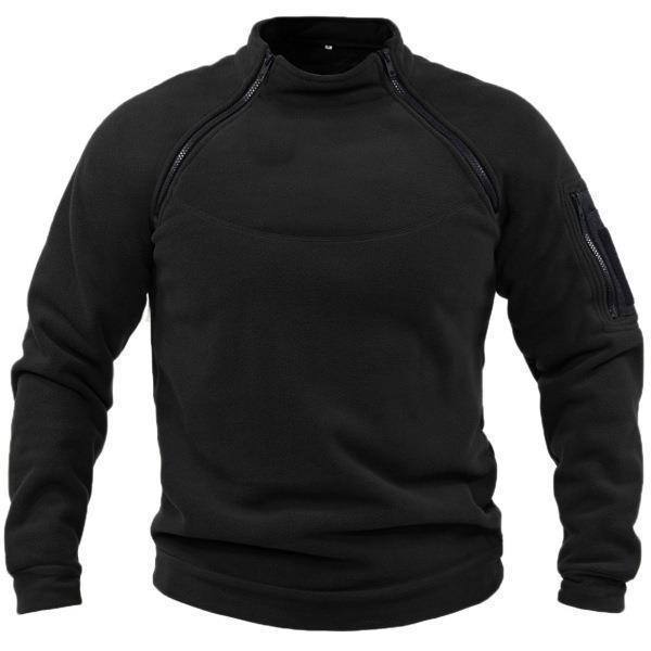 🎉✨【S-4XL】Nowa moda męska zimowa ciepła polarowa kurtka bazowa, bluza