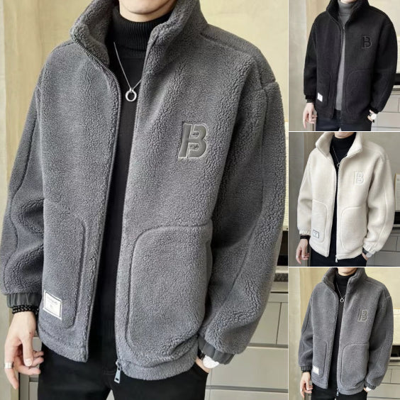 ⛄【L-6XL】Κομψό νέο ανδρικό χειμερινό fleece μπουφάν