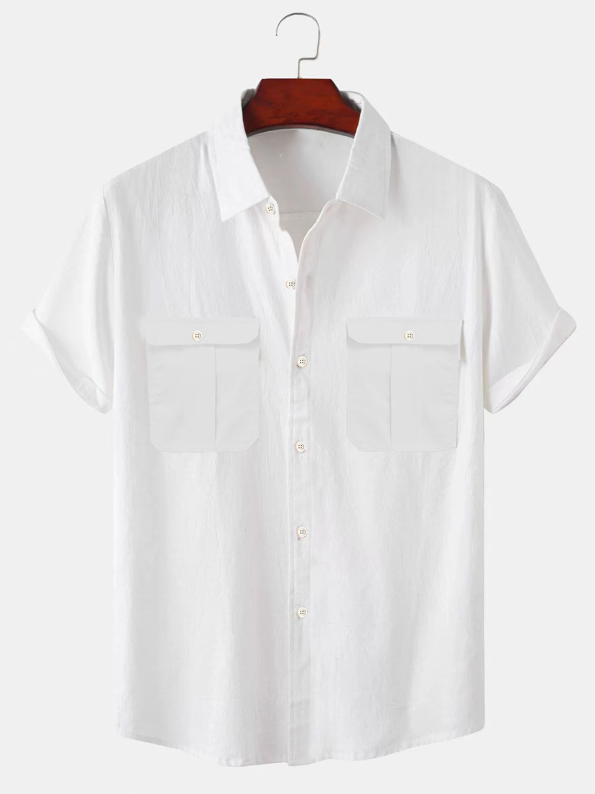 🏖️🔥[M-5XL] Nowa letnia męska prosta lniana koszula - przyjazna dla skóry i miękka